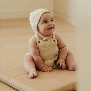 Quincy Mae Hayes vintage stripe Bubble romper NWT 12-18m